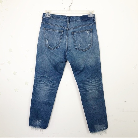 ACNE Studio raw hem distressed skinny jeans - Picture 9 of 10